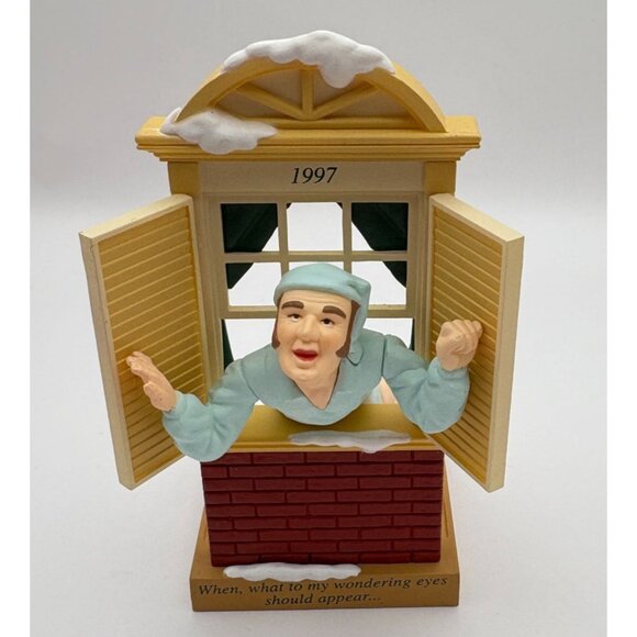 Hallmark Keepsake Away to the Window Christmas Ornament 1997 Collectors Club - Picture 7 of 7